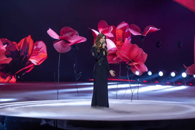 نانسي عجرم تنافس كاظم الساهر