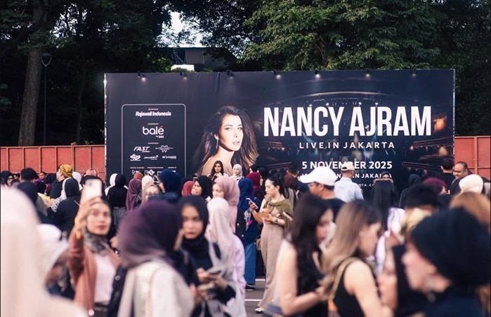 نانسي عجرم أول نجمة عربية في إندونيسيا والحلم صار حقيقة