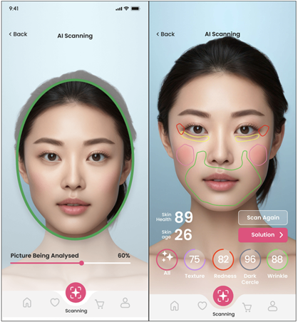 كونجاك سكين فود تقدّم تجربة عناية بالبشرة مدعومة بالذكاء الاصطناعي