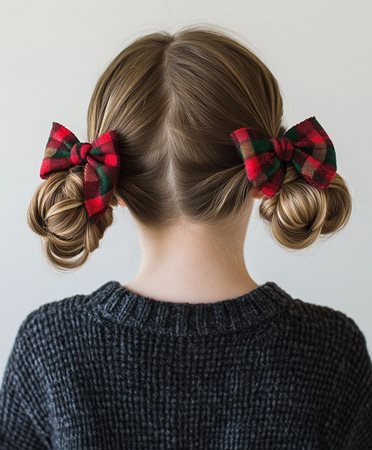 شاهدي أجمل تسريحات وإكسسوارات الشعر للكريسماس.. استوحي منها لأميرتك الصغيرة