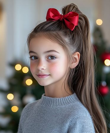شاهدي أجمل تسريحات وإكسسوارات الشعر للكريسماس.. استوحي منها لأميرتك الصغيرة