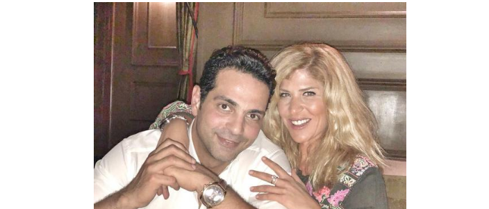 طليق نيللي كريم ينشر صورة مع حبيبته الجديدة