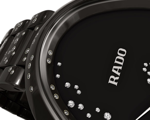 أحببنا ساعة Rado Esenza Ceramic Touch .. دوّامة ساحرة من الماس
