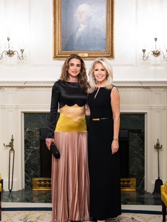 الملكة رانيا وميلانيا وترامب شخصيات حقيقية بفيلم 