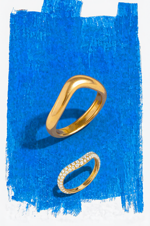 العام الجديد بلمسة خواتم ستون