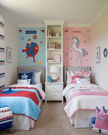 شاهدي أجمل تصاميم الغرف لأطفالك التوأم