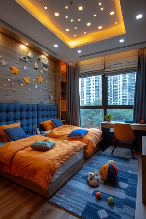 شاهدي أجمل تصاميم الغرف لأطفالك التوأم