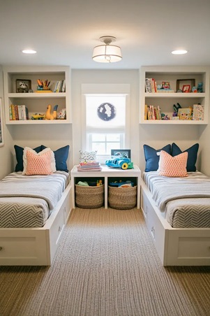 شاهدي أجمل تصاميم الغرف لأطفالك التوأم