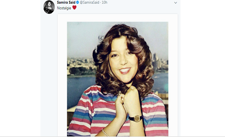 سميرة سعيد تتذك ر شبابها بهذه الصورة نواعم