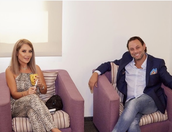 سلافة معمار مع سيف الدين السبيعي بعد سنوات على الإنفصال
