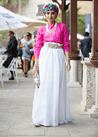 أجمل إطلالات الـStreet Style في اليوم الأول من فاشون فوروورد