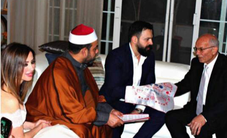 بالفيديو: عقد قران تيم حسن ووفاء الكيلاني