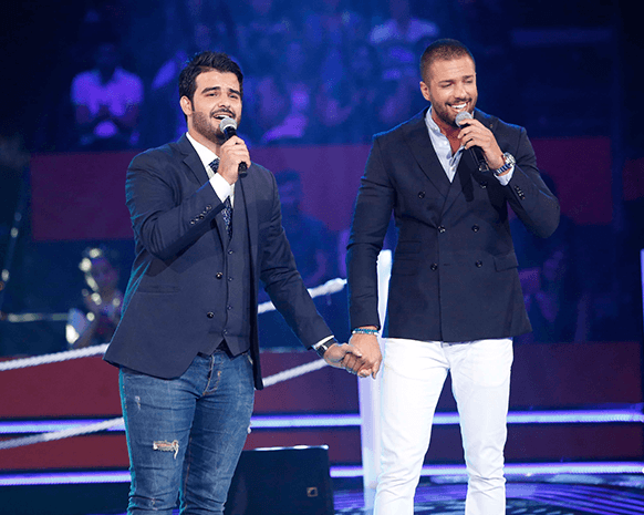 شيرين تبكي مستاءة وكاظم يتغزّل بها في 