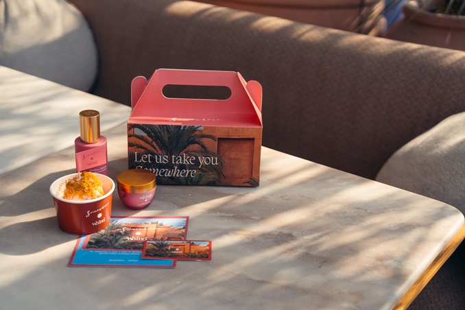 تعاون ورديّ استثنائي بين whind وSomewhere  يحتفي بالحواس