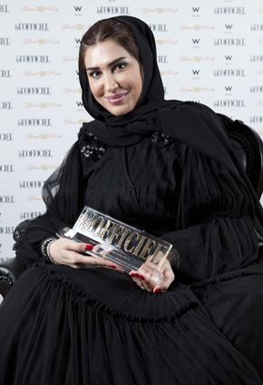 بثينة الأنصاري تحصد جائزة المرأة العربية الملهمة لعام 2012