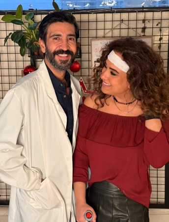 وسام صباغ وأندريه ناكوزي في كوميديا ميلادية رومانسية