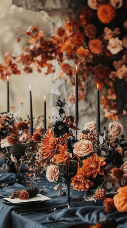 استوحي أفكار ديكورات دافئة لحفل زفاف خريفي رومانسي