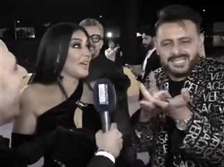 هل تصالحت سمية الخشاب مع رامز جلال في joyawards؟