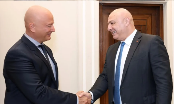 صور| نانسي عجرم تزور قصر بعبدا وتلتقي الرئيس اللبناني جوزاف عون