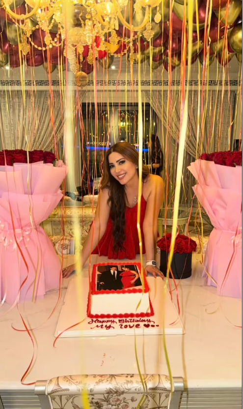 مفاجأة رومانسية من زوج نسرين طافش في عيد ميلادها
