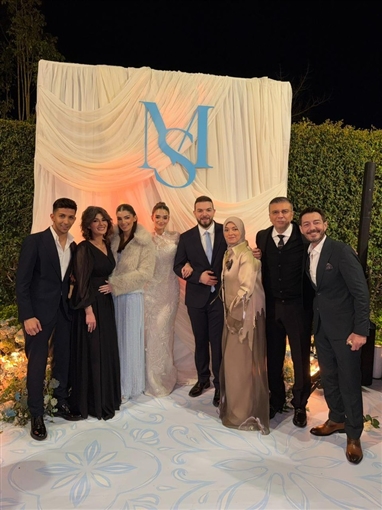 الصور الرسمية من حفل خطوبة ملك أحمد زاهر وشريف الليثي