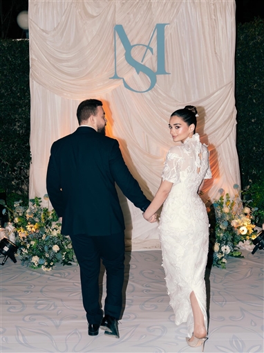 الصور الرسمية من حفل خطوبة ملك أحمد زاهر وشريف الليثي