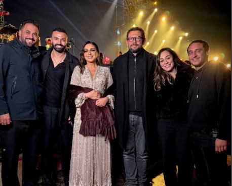 من حفلها بالأهرامات... أنغام: بدعي لـ تامر حسني من المكان المبارك