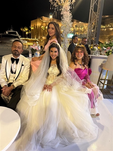 أحدث صورة لـ ياسمين صبري بفستان الزفاف الأبيض