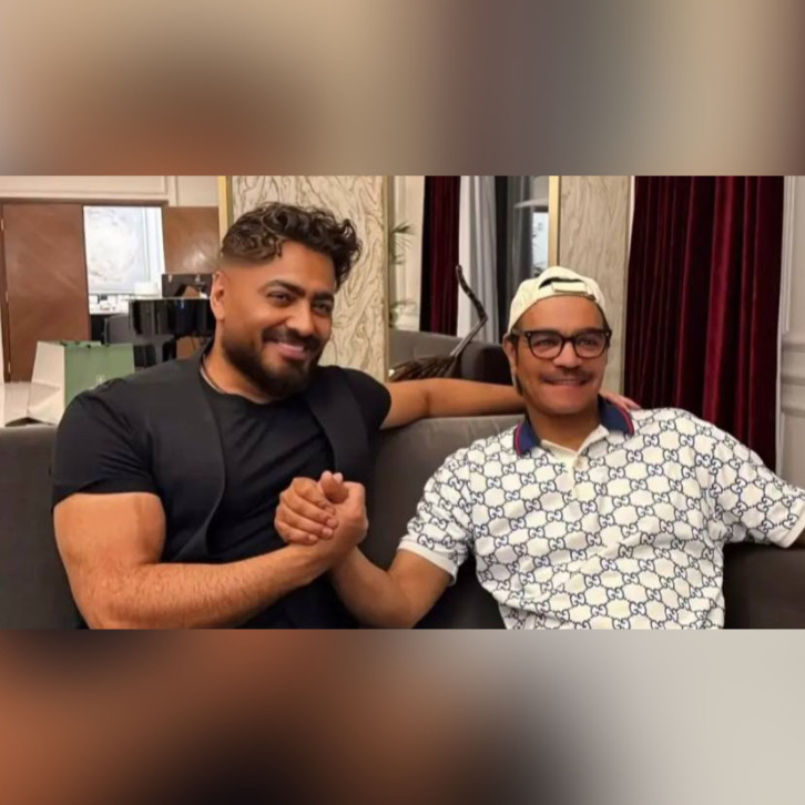 رابح صقر يفاجىء الجمهور بصورة مع تامر حسني... ما الذي يجمعهما؟