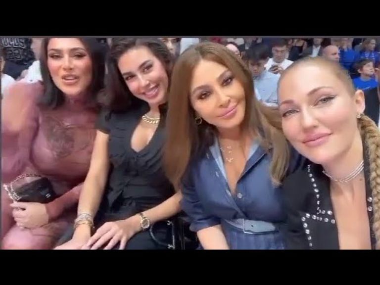 مريم أوزرلي وإليسا وياسمين صبري يجتمعن في مباراة كرة السلة بأبو ظبي
