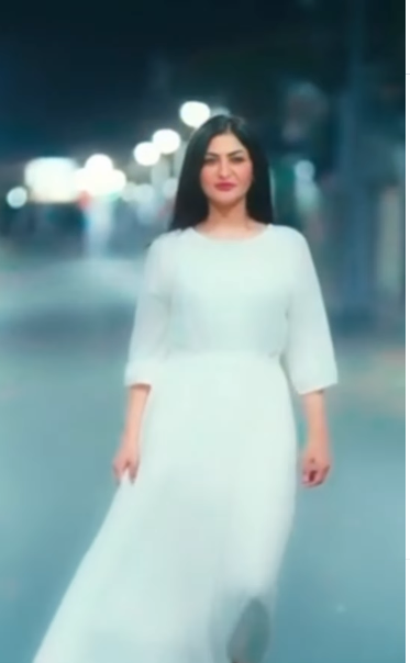 صور.. ظهور مفاجىء لـ زوجة مصطفى قمر في كليب 