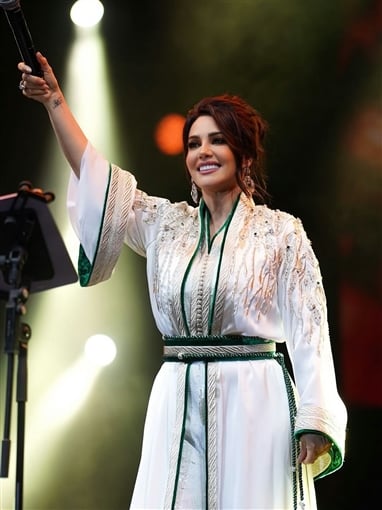 ديانا حداد تتألق في 