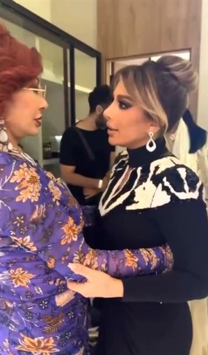 أصالة تستقبل نبيلة عبيد بالأحضان في 