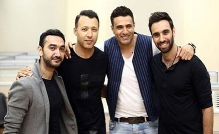 صورة جديدة تجمع نادر حمدي وبهاء الدين محمد