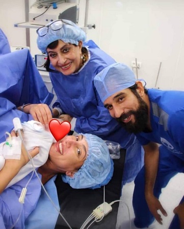 حنان مطاوع تستعرض بالصور فترات حملها حتى ولادتها